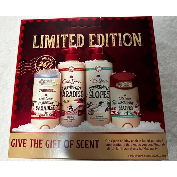 Old Spice Deodorant and Body Wash Holiday Far Far Away Gift Set - 4pc New in Box - Picture 3 of 5